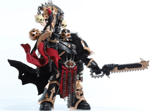 JOYTOY Warhammer 40K Black Legion Nagast Talas Cloth Cloak Cape Figure Accessory