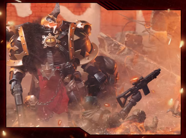 JOYTOY Warhammer 40K Black Legion Nagast Talas Cloth Cloak Cape Figure Accessory