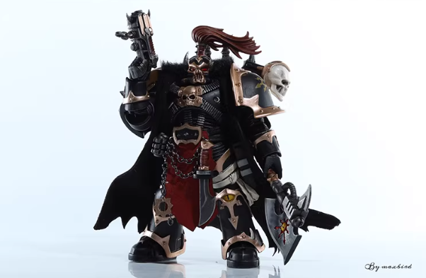 JOYTOY Warhammer 40K Black Legion Nagast Talas Cloth Cloak Cape Figure Accessory