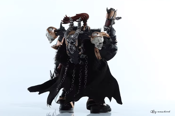 JOYTOY Warhammer 40K Black Legion Nagast Talas Cloth Cloak Cape Figure Accessory