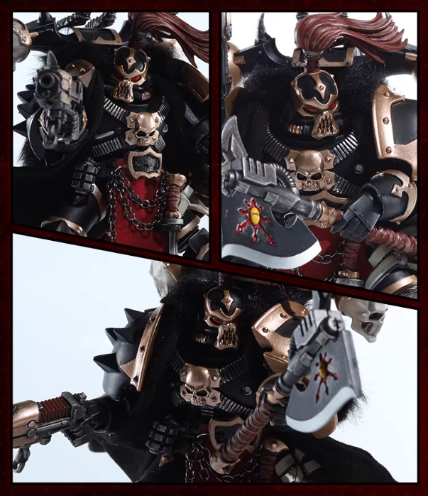 JOYTOY Warhammer 40K Black Legion Nagast Talas Cloth Cloak Cape Figure Accessory