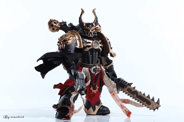 JOYTOY Warhammer 40K Black Legion Nagast Talas Cloth Cloak Cape Figure Accessory