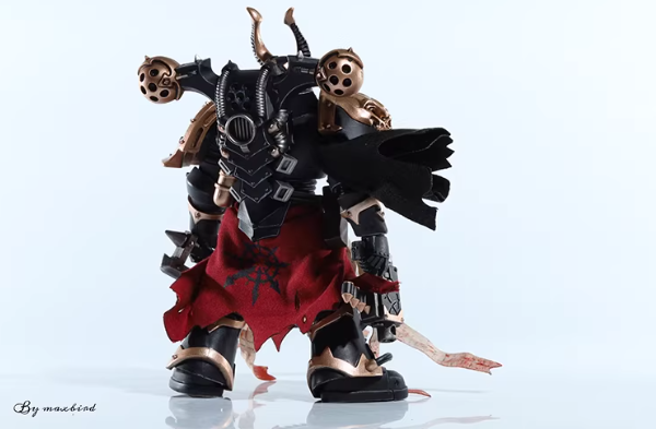 JOYTOY Warhammer 40K Black Legion Nagast Talas Cloth Cloak Cape Figure Accessory