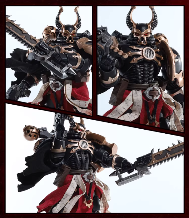 JOYTOY Warhammer 40K Black Legion Nagast Talas Cloth Cloak Cape Figure Accessory