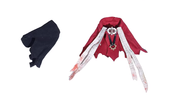 JOYTOY Warhammer 40K Black Legion Nagast Talas Cloth Cloak Cape Figure Accessory