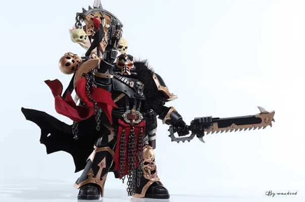 JOYTOY Warhammer 40K Black Legion Nagast Talas Cloth Cloak Cape Figure Accessory