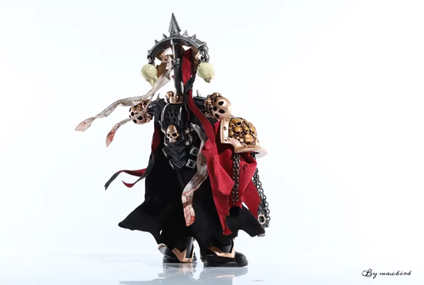 JOYTOY Warhammer 40K Black Legion Nagast Talas Cloth Cloak Cape Figure Accessory