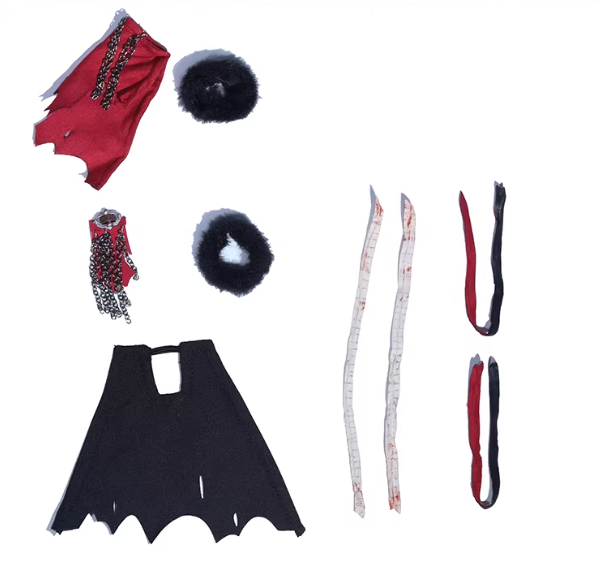 JOYTOY Warhammer 40K Black Legion Nagast Talas Cloth Cloak Cape Figure Accessory