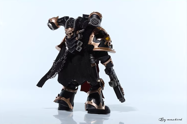JOYTOY Warhammer 40K Black Legion Nagast Talas Cloth Cloak Cape Figure Accessory