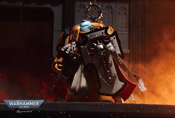 JOYTOY Warhammer 40K Adeptus Custodes Dark Origin Cloak Accessory Figure 【Cloak Only】 Collectible Model