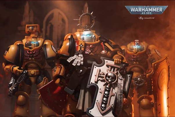 JOYTOY Warhammer 40K Adeptus Custodes Dark Origin Cloak Accessory Figure 【Cloak Only】 Collectible Model