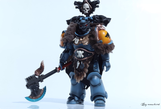 JOYTOY Warhammer 40K Space Wolves Claw Pack Battle Brother Cloth Cloak Cape Set Figure Accessory