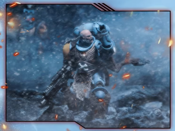 JOYTOY Warhammer 40K Space Wolves Claw Pack Battle Brother Cloth Cloak Cape Set Figure Accessory