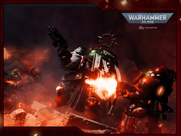 JOYTOY Warhammer 40K Dark Origin Blood Angels Swordguard Cloak Set Figure Accessory 【Figure Not Included】 Collectible Model