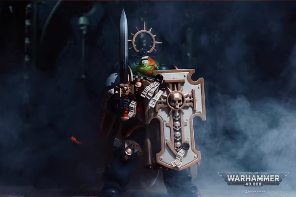 JOYTOY Warhammer 40K Terminator Swordguard Veteran Action Figure Model Cloak Accessory 【Cloak Only】 Collectible