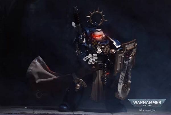 JOYTOY Warhammer 40K Terminator Swordguard Veteran Action Figure Model Cloak Accessory 【Cloak Only】 Collectible