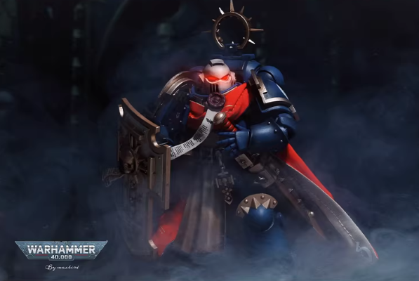 JOYTOY Warhammer 40K Terminator Swordguard Veteran Action Figure Model Cloak Accessory 【Cloak Only】 Collectible