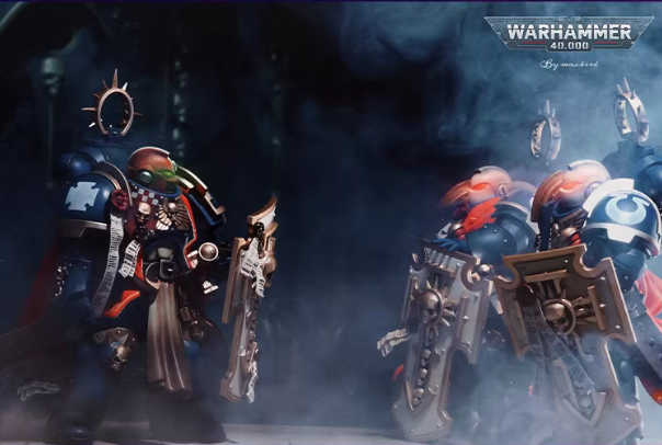 JOYTOY Warhammer 40K Terminator Swordguard Veteran Action Figure Model Cloak Accessory 【Cloak Only】 Collectible