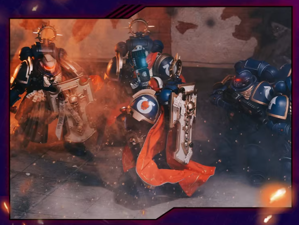 JOYTOY Warhammer 40K Terminator Swordguard Veteran Action Figure Model Cloak Accessory 【Cloak Only】 Collectible