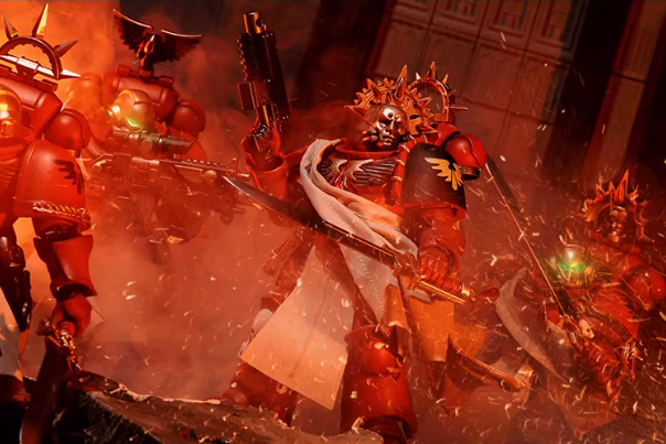 JOYTOY Warhammer 40K Blood Angels Veteran Squad Action Figure Model Cloak Accessory 【Cloak Only】 Collectible