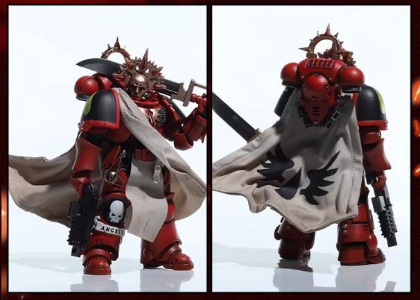 JOYTOY Warhammer 40K Blood Angels Veteran Squad Action Figure Model Cloak Accessory 【Cloak Only】 Collectible