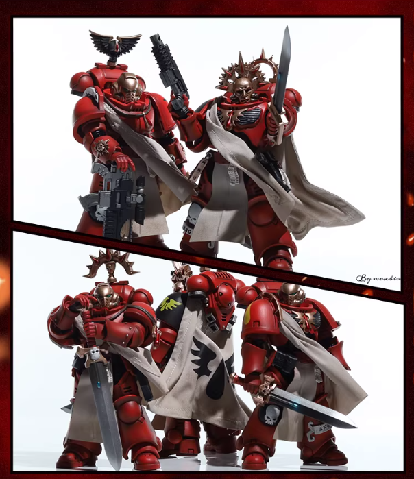 JOYTOY Warhammer 40K Blood Angels Veteran Squad Action Figure Model Cloak Accessory 【Cloak Only】 Collectible