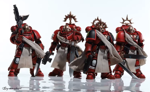 JOYTOY Warhammer 40K Blood Angels Veteran Squad Action Figure Model Cloak Accessory 【Cloak Only】 Collectible