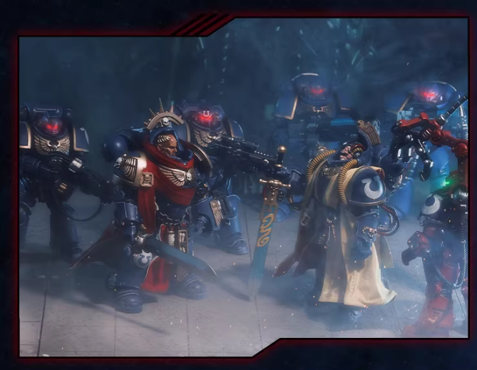 JOYTOY Warhammer 40K Terminator Original Captain & Second Captain Action Figure Model Cloak Set Collectible