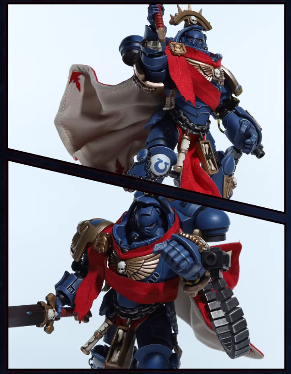 JOYTOY Warhammer 40K Terminator Original Captain & Second Captain Action Figure Model Cloak Set Collectible