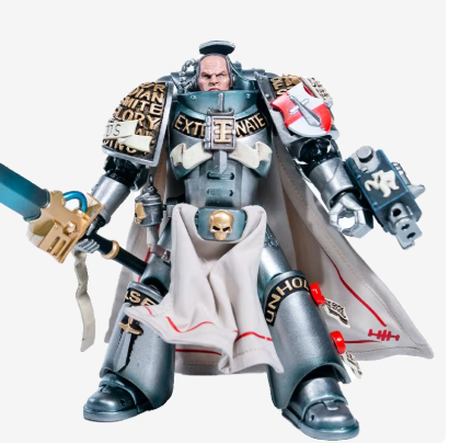 JOYTOY Warhammer 40K Dark Origin Grey Knights Assault Squad Action Figure Model Cloak Accessory Collectible