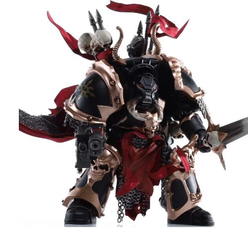 JOYTOY Warhammer 40K Black Legion Nagast Talas Cloth Cloak Cape Figure Accessory