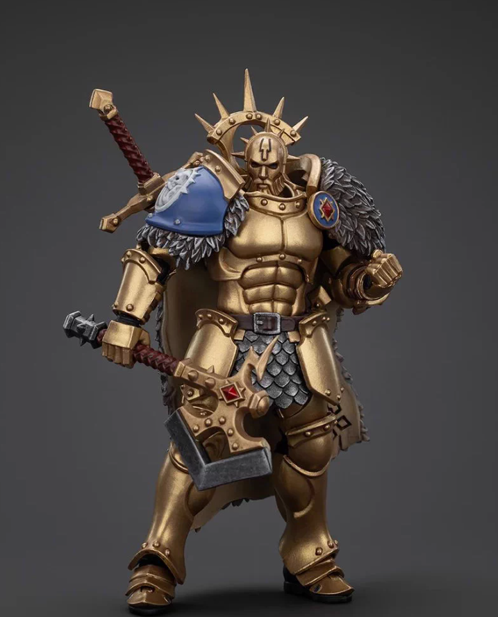 JOYTOY   Warhammer AGE OF SIGMAR  Scale：1/18   Stormcast Eternals The Blacktalons Hendrick, The Silver Wolf