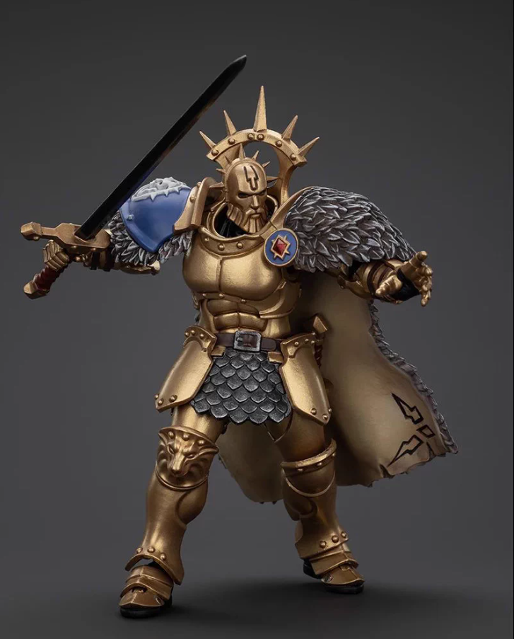 JOYTOY   Warhammer AGE OF SIGMAR  Scale：1/18   Stormcast Eternals The Blacktalons Hendrick, The Silver Wolf