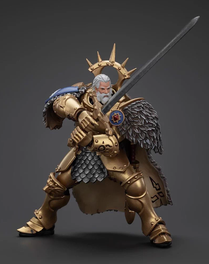 JOYTOY   Warhammer AGE OF SIGMAR  Scale：1/18   Stormcast Eternals The Blacktalons Hendrick, The Silver Wolf