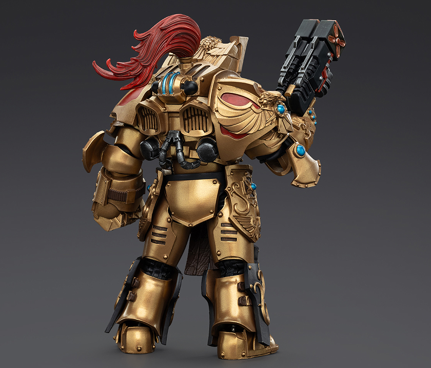JOYTOY  Warhammer The Horus Heresy   Scale：1/18   Legio Custodes Aquilon Terminator Squad Aquilon with Lastrum Storm Bolter