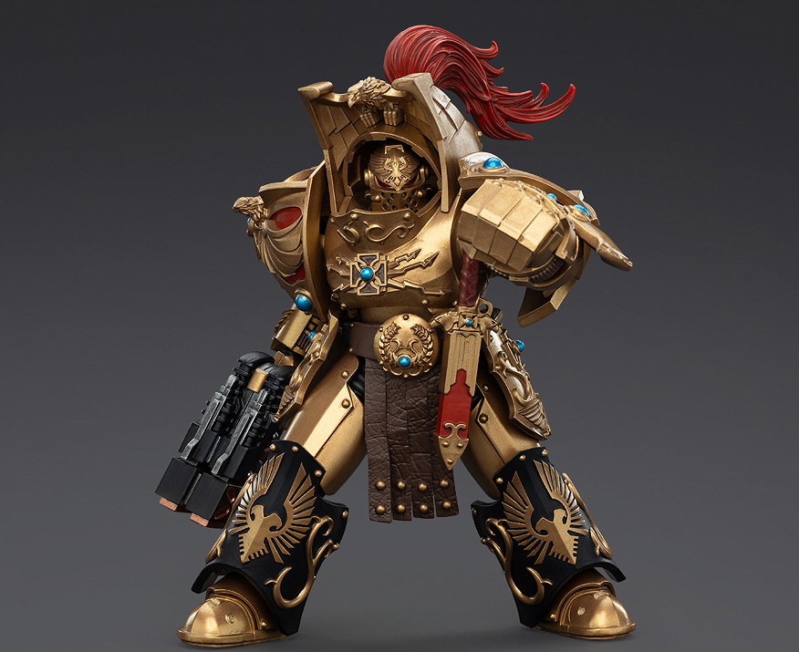 JOYTOY  Warhammer The Horus Heresy   Scale：1/18   Legio Custodes Aquilon Terminator Squad Aquilon with Lastrum Storm Bolter