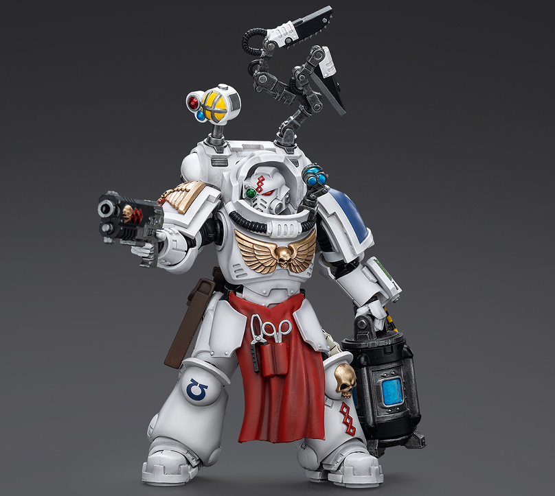 JOYTOY  Warhammer  Scale：1/18   Uitramarines Apothecary Biologis