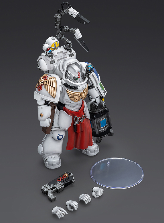 JOYTOY  Warhammer  Scale：1/18   Uitramarines Apothecary Biologis