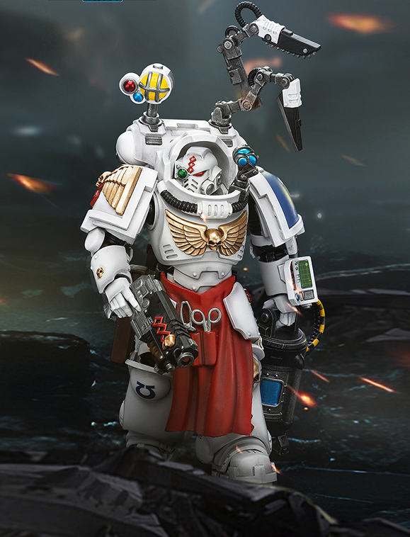 JOYTOY  Warhammer  Scale：1/18   Uitramarines Apothecary Biologis